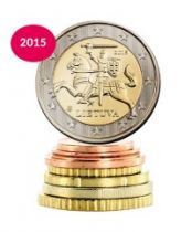 Lithuania Série 8 monnaies 2015