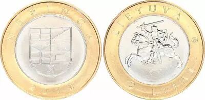 Lituania 2 litai comm�moratives - Lituanie 2012 - Neringa