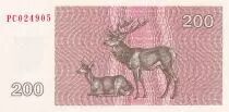 Lituania 200 Talonu - Stag - 1992 - UNC - P.45