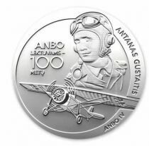 Lituania ANBO aircraft designer Antanas Gustaitis - 1.50 Euros 2025