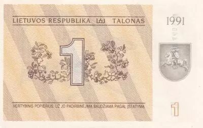 Lituanie 1 Talonas -  L�zards des sables - 1991