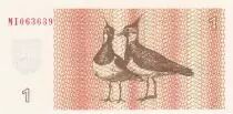 Lituanie 1 Talonu - Oiseaux - 1992 - NEUF - P.39