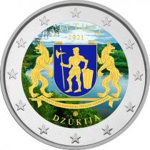 Lituanie 2 Euros Commémo. COULEUR Lituanie 2021 - Région ethnographique de Dz?kija