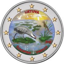 Lituanie 2 Euros Commémo. couleur Lituanie 2021 - Réserve de la biosphère de ?uvintas (UNESCO)
