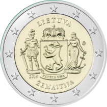 Lituanie 2 Euros Commémo. Lituanie 2019 - Région ethnographique de Zemaitija