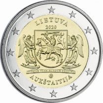 Lituanie 2 Euros Commémo. Lituanie 2020 - Région ethnographique de Auk?taitija - Haute Lituanie
