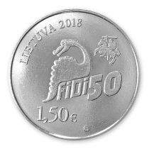 Lituanie 50ème Journée des Physiciens de l\'Université de Vilnius - 1 5 Euros 2018 Lituanie