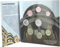 Lituanie Coffret BU Euro LITUANIE 2022 - Architecture moderniste de Kaunas