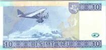 Lituanie P.68 10 Litu, S. Darius et S. Girénas - Avion - 2007