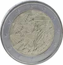 Lituanie Pi&egrave;ce 2 Euros Comm&eacute;mo. UNC LITUANIE 2022 - 35 ans du Programme ERASMUS