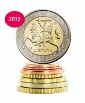 Lituanie S&eacute;rie 8 monnaies 2015