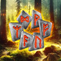 LOT Runes - 6 X 1 ONCE ARGENT 2023