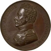Louis Antoine Duke of Angoul&ecirc;me - Copper Medal - 1815