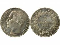 Louis Napoleon Bonaparte - 5 Silver Francs - 1852 A Paris
