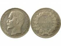 Louis Napoleon Bonaparte - 5 Silver Francs - 1852 A Paris