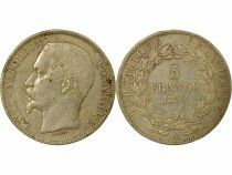 Louis Napoleon Bonaparte - 5 Silver Francs - 1852 A Paris