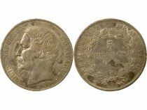 Louis Napoleon Bonaparte - 5 Silver Francs - 1852 A Paris