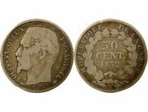 Louis Napoleon Bonaparte - 50 Silver Centimes - 1852 A Paris