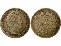 Louis Philip I - 1/4 Franc Argent - 1839 A Paris