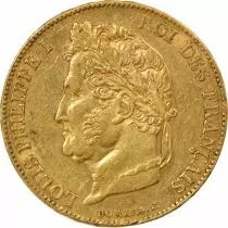 Louis Philip I - 20 Gold Francs, Domard, Laureate head - 1848 A Paris