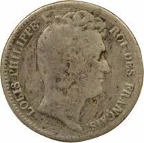 Louis Philip I - Silver Franc, Bare Head - 1831 B Rouen
