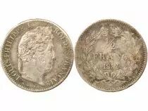 Louis Philippe I - 1/2 Silver Franc - 1832 A Paris