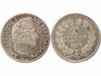 Louis Philippe I - 1/2 Silver Franc - 1834 A Paris