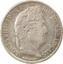 Louis Philippe I - 1/2 Silver Franc - 1837 B Rouen