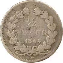 Louis Philippe I - 1/2 Silver Franc - 1844 A Paris