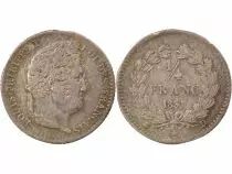 Louis Philippe I - 1/4 Silver Franc - 1831 D Lyon