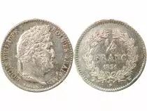 Louis Philippe I - 1/4 Silver Franc - 1831 W Lille