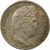 Louis Philippe I - 1/4 Silver Franc - 1833 A Paris