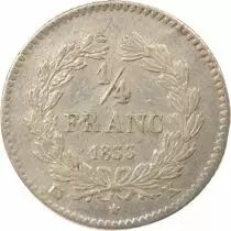 Louis Philippe I - 1/4 Silver Franc - 1833 K Bordeaux