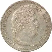Louis Philippe I - 1/4 Silver Franc - 1833 W Lille