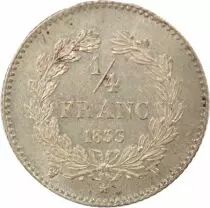 Louis Philippe I - 1/4 Silver Franc - 1833 W Lille