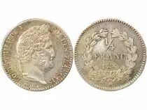 Louis Philippe I - 1/4 Silver Franc - 1834 B Rouen