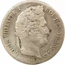 Louis Philippe I - 1/4 Silver Franc - 1835 D Lyon