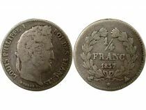 Louis Philippe I - 1/4 Silver Franc - 1837 A Paris