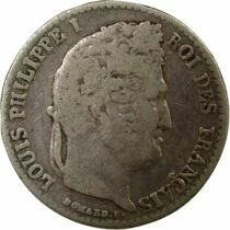 Louis Philippe I - 1/4 Silver Franc - 1837 A Paris