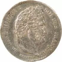 Louis Philippe I - 1/4 Silver Franc - 1837 D Lyon