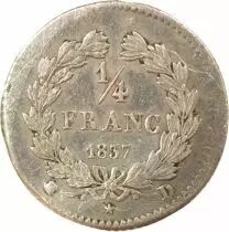 Louis Philippe I - 1/4 Silver Franc - 1837 D Lyon