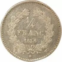 Louis Philippe I - 1/4 Silver Franc - 1838 W Lille