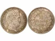 Louis Philippe I - 1/4 Silver Franc - 1839 B Rouen