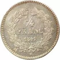 Louis Philippe I - 1/4 Silver Franc - 1841 B Rouen