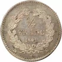 Louis Philippe I - 1/4 Silver Franc - 1841 K Bordeaux