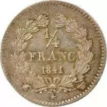 Louis Philippe I - 1/4 Silver Franc - 1841 W Lille