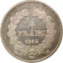 Louis Philippe I - 1/4 Silver Franc - 1843 K Bordeaux