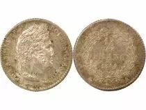 Louis Philippe I - 1/4 Silver Franc - 1844 A Paris