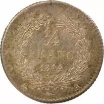 Louis Philippe I - 1/4 Silver Franc - 1844 A Paris