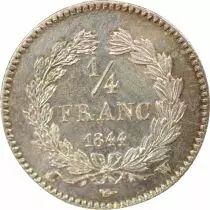 Louis Philippe I - 1/4 Silver Franc - 1844 W Lille